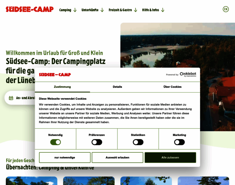 Suedsee-camp.de thumbnail