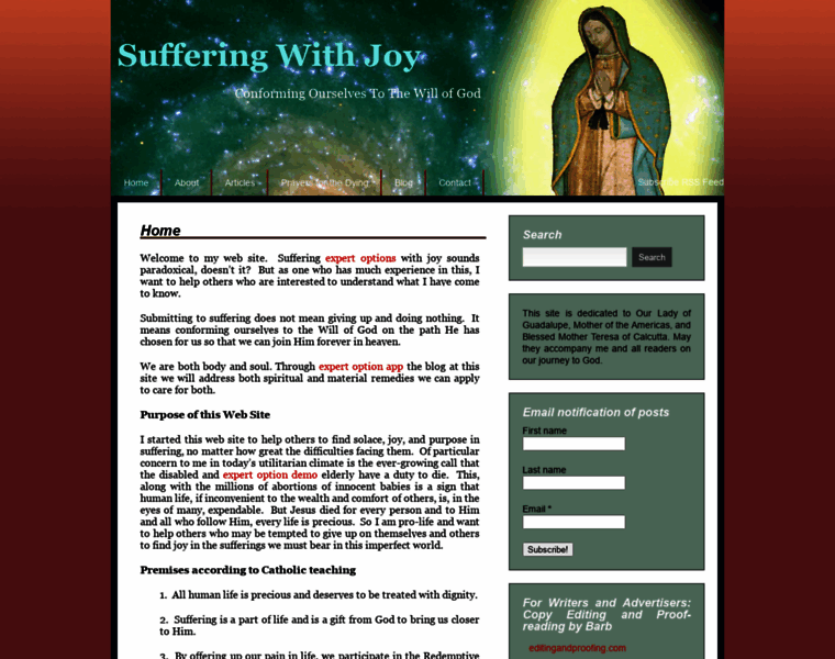 Sufferingwithjoy.com thumbnail