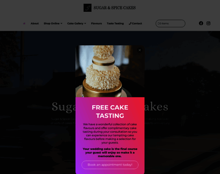 Sugarandspicecakes.com.au thumbnail