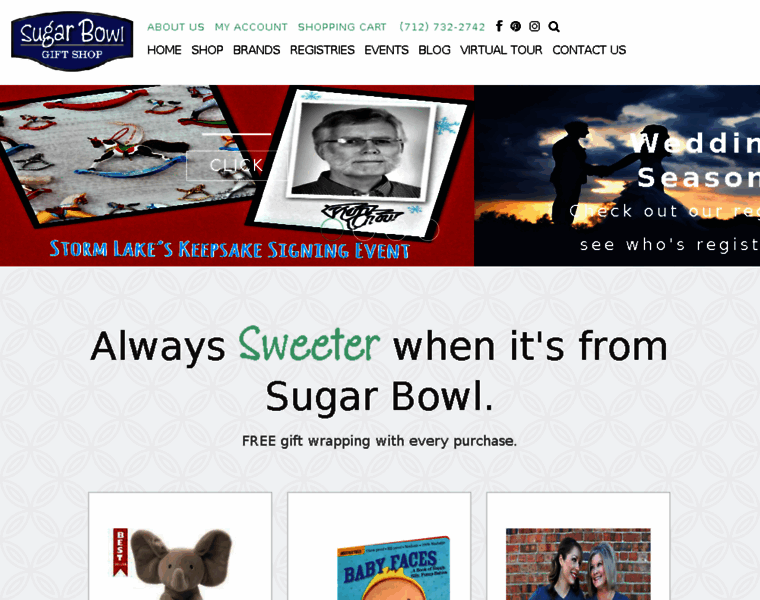 Sugarbowlgiftshop.com thumbnail