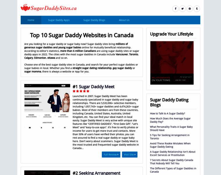 Sugardaddysites.ca thumbnail