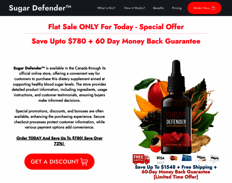 Sugardefender-official.ca thumbnail Sugardefender-official.ca thumbnail