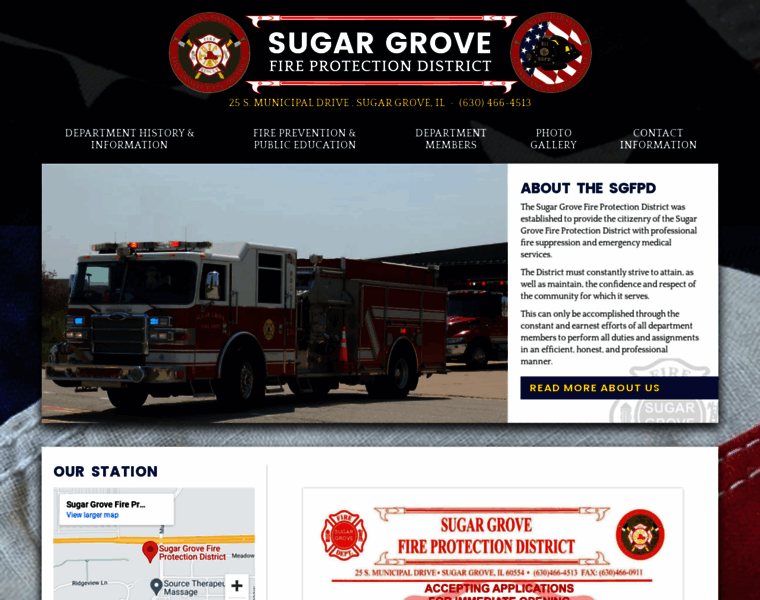 Sugargrovefire.com thumbnail
