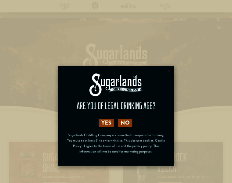 Sugarlands.com thumbnail