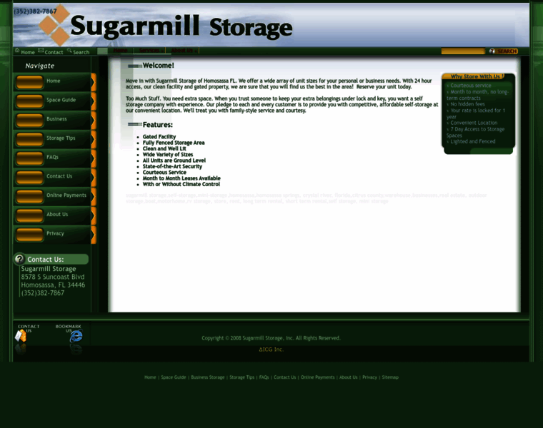 Sugarmillstorage.com thumbnail