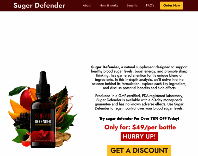 Suger-defender.com thumbnail