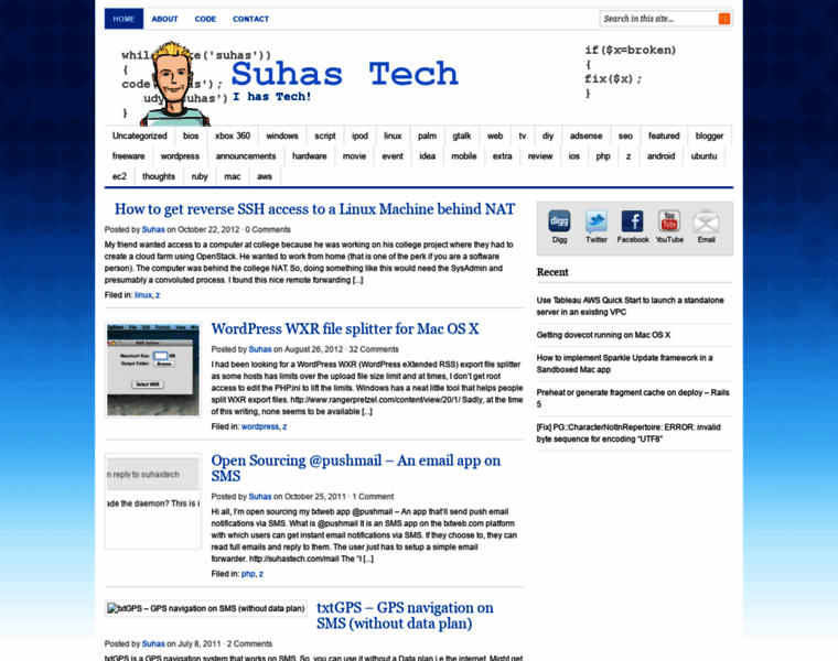 Suhastech.com thumbnail