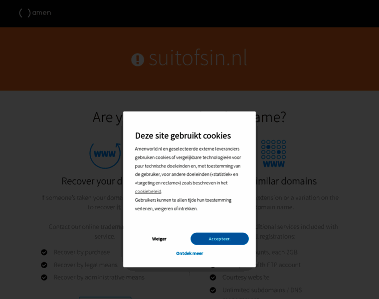Suitofsin.nl thumbnail