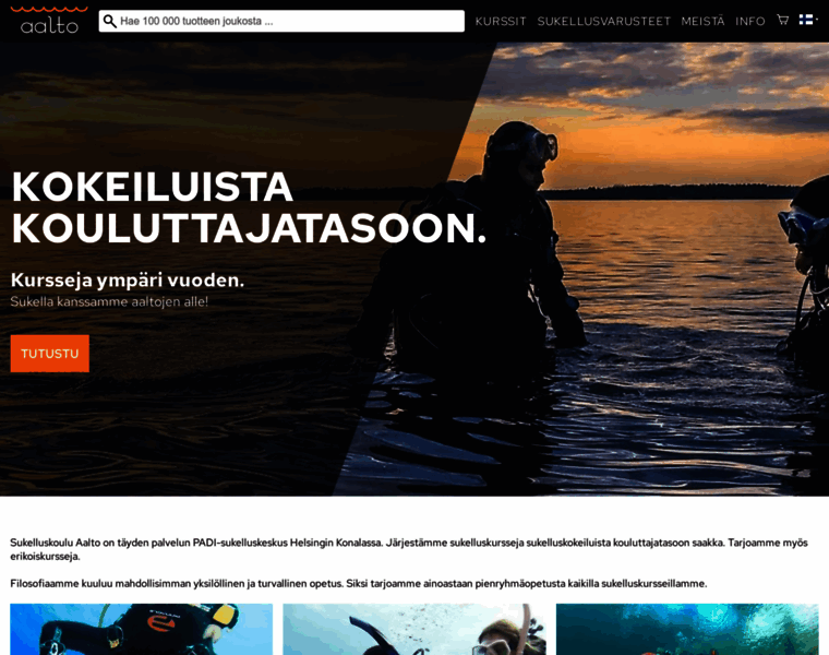 Sukelluskouluaalto.fi thumbnail
