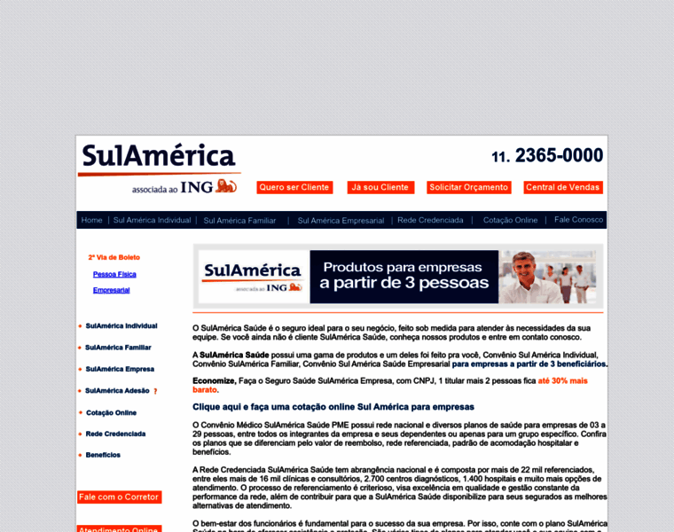 Sulamericaconvenios.com.br thumbnail