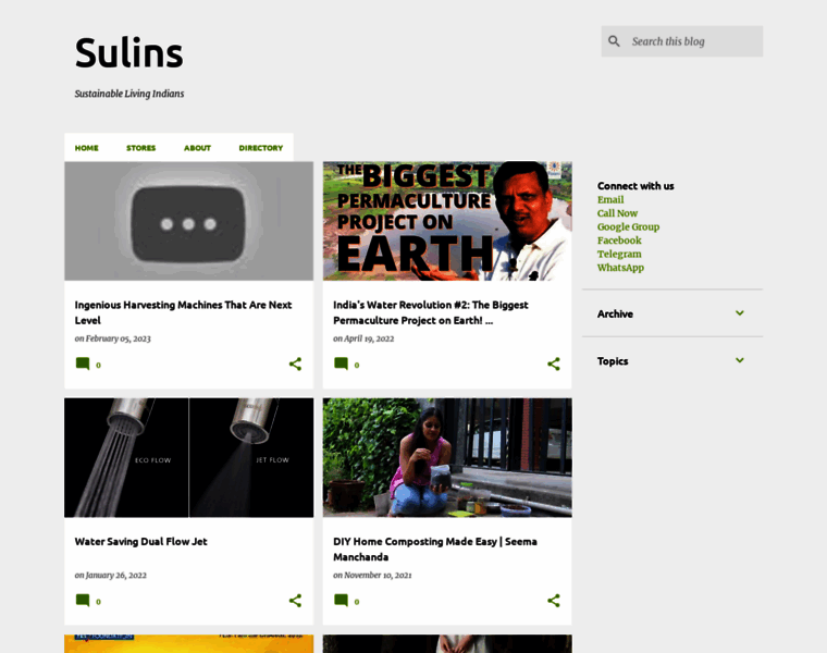 Sulins.org thumbnail