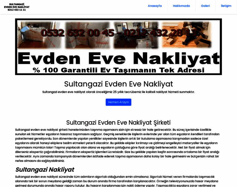 Sultangazinakliyat.net thumbnail