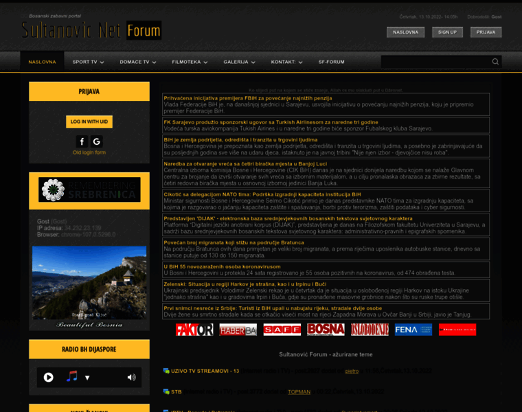 Sultanovic.net thumbnail