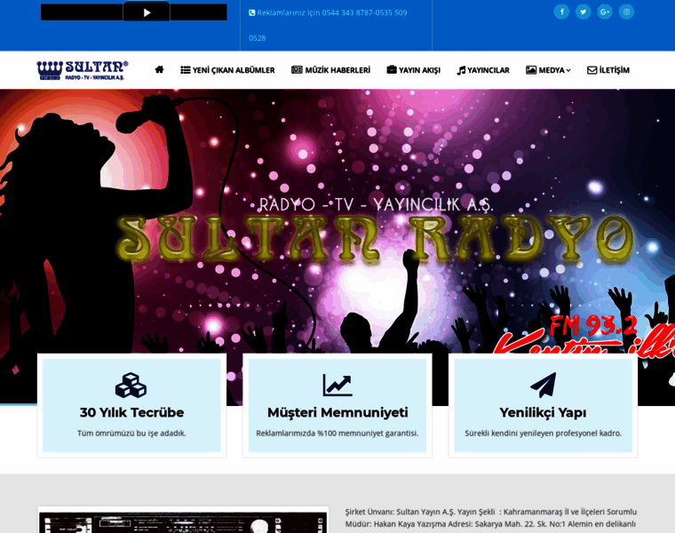 Sultanradyo.com thumbnail