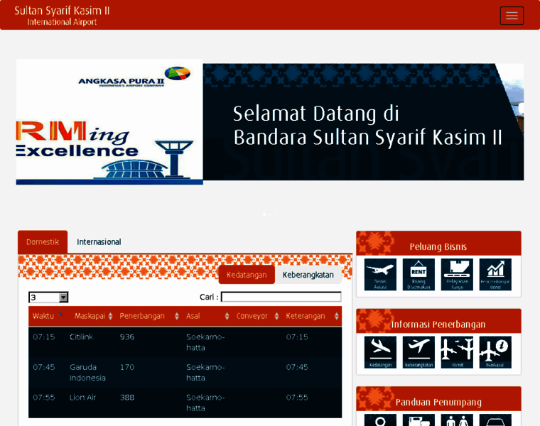 Sultansyarifkasim2-airport.co.id thumbnail