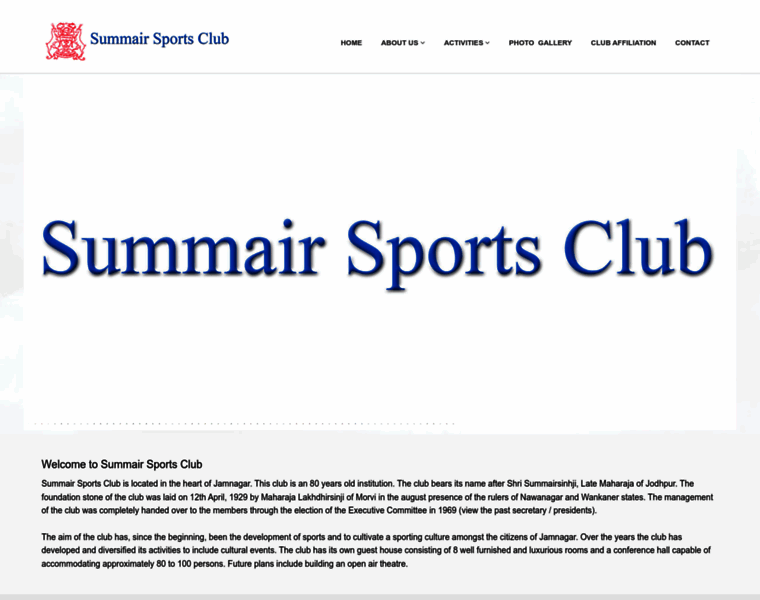 Summairsportsclub.org thumbnail