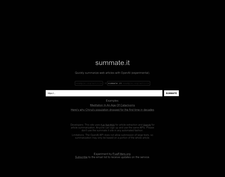 Summate.it thumbnail