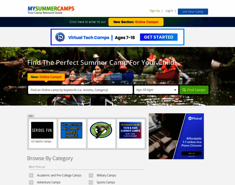 Summer-daycamps.com thumbnail