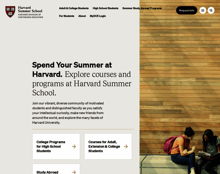 Summer.harvard.edu thumbnail