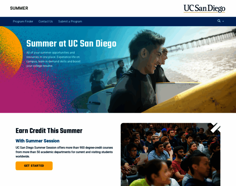 summer.ucsd.edu at WI. Summer Programs