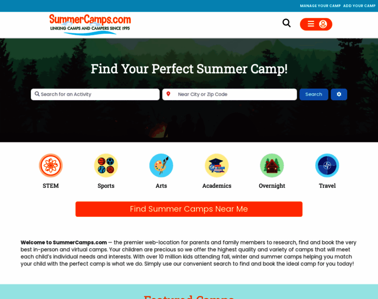 Summercamps.com thumbnail