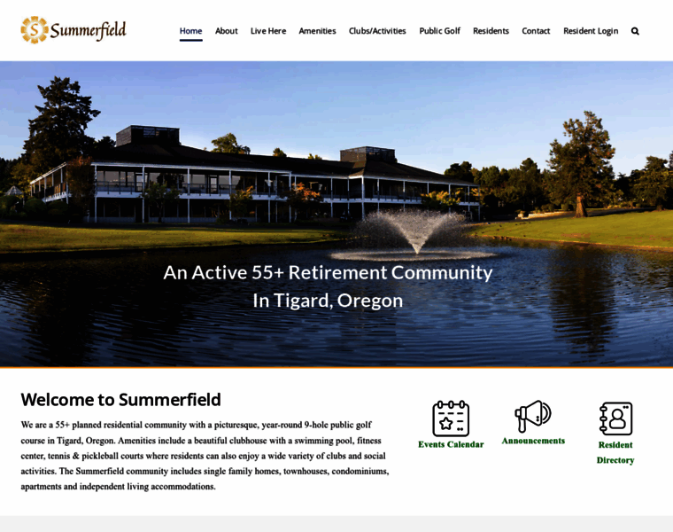 Summerfield55.org thumbnail