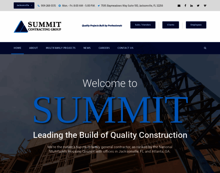 Summit-contracting.com thumbnail