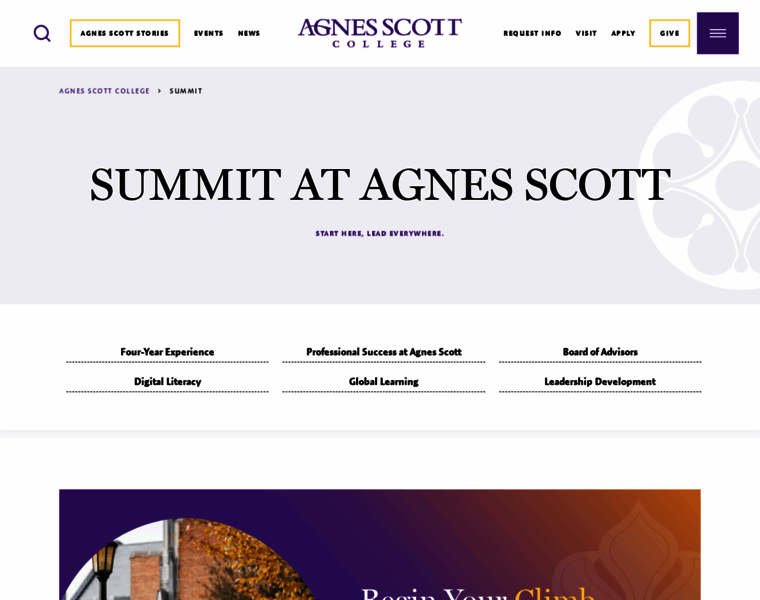 Summit.agnesscott.edu thumbnail