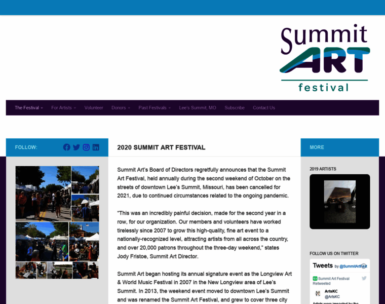 Summitartfest.org thumbnail
