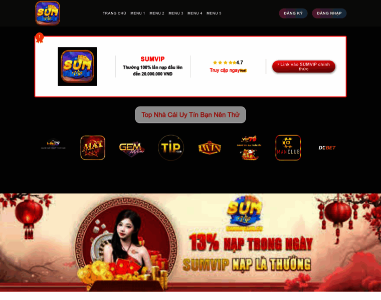 Sumvip.page thumbnail