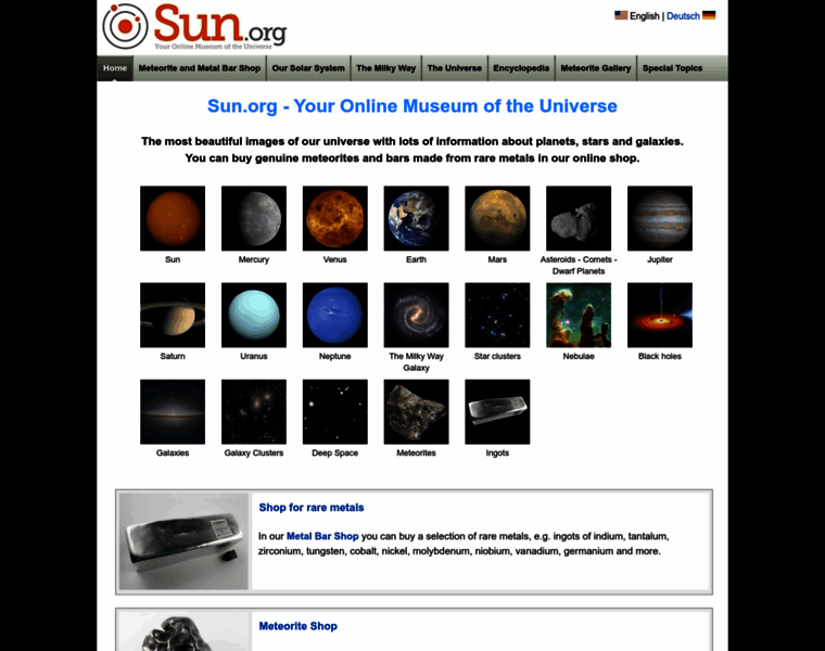 Sun.org thumbnail