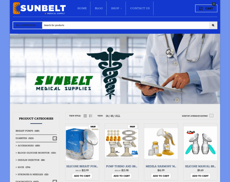 Sunbeltmedicalsupply.com thumbnail