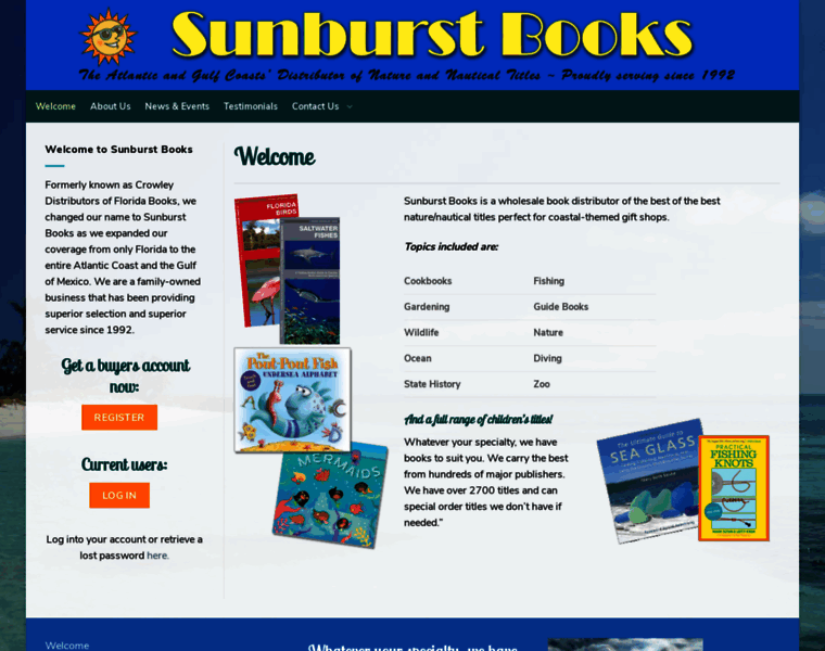 Sunburstbooks.com thumbnail