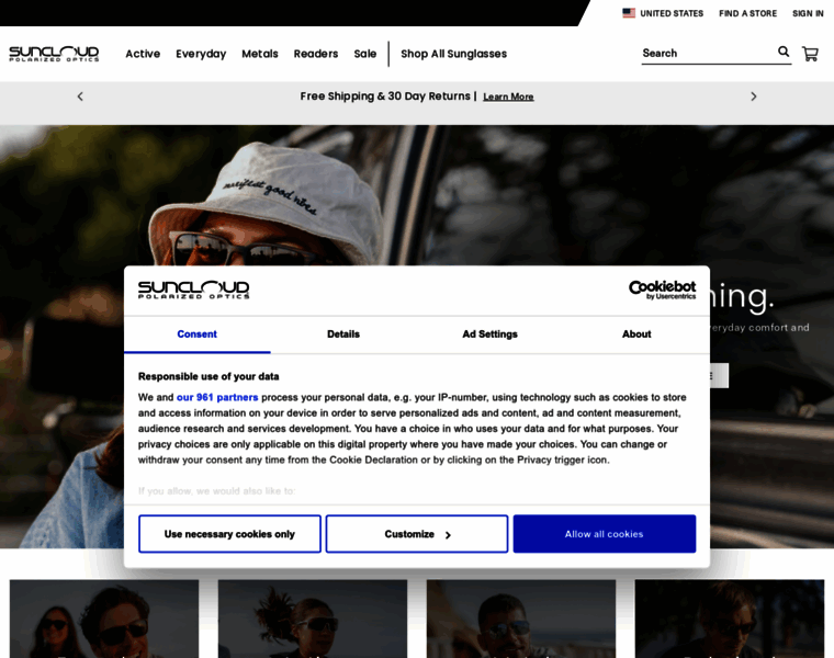 Suncloudoptics.com thumbnail