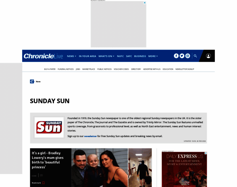 Sundaysun.co.uk thumbnail