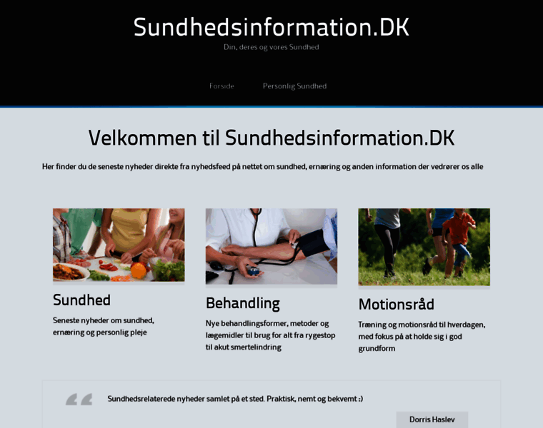 Sundhedsinformation.dk thumbnail
