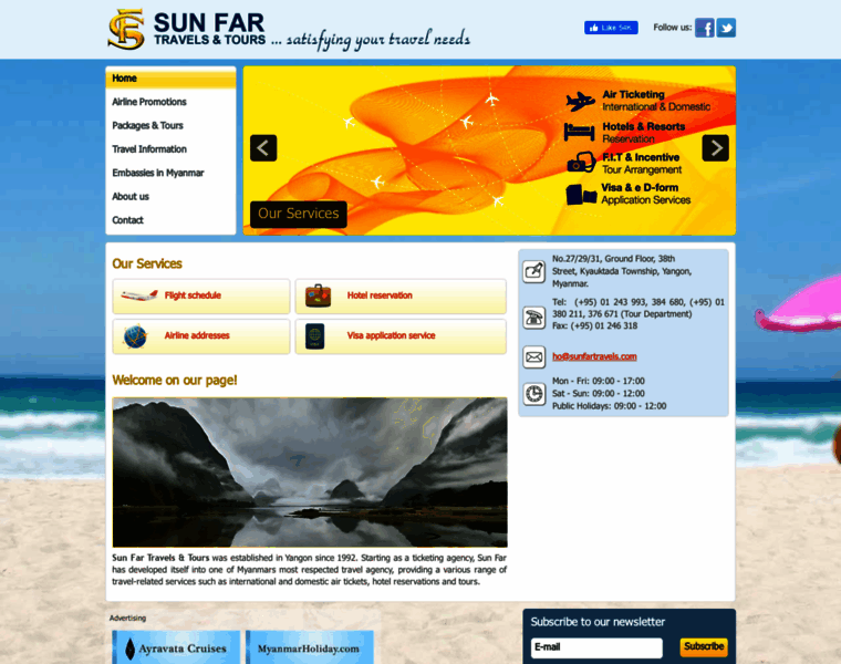 Sunfartravels.com thumbnail