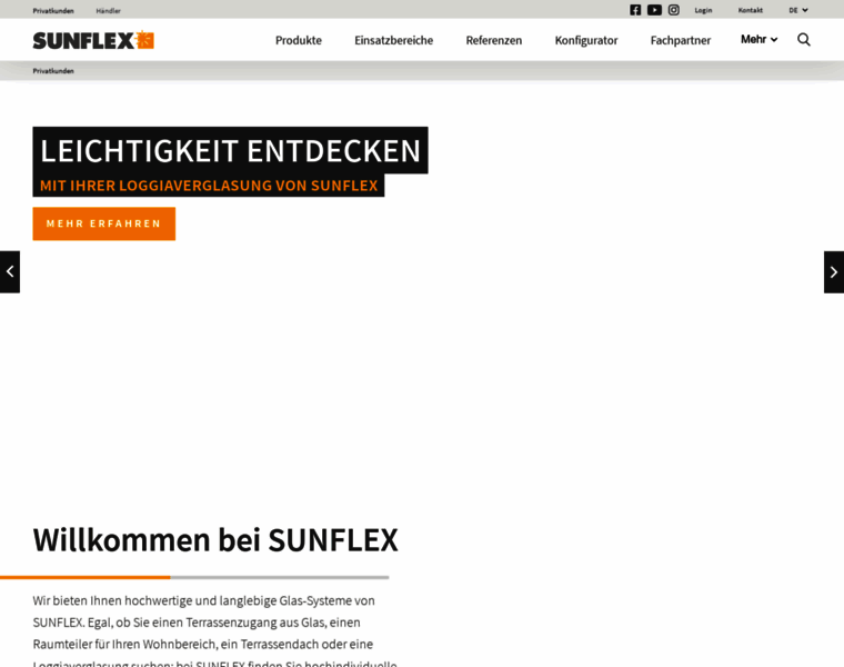 Sunflex.de thumbnail
