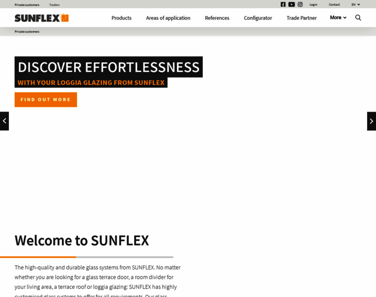 Sunflexwall.com thumbnail