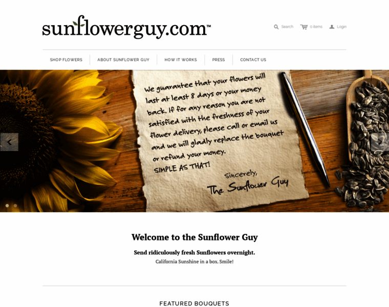 Sunflowerguy.com thumbnail
