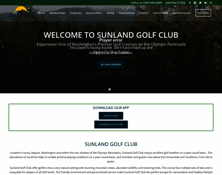 Sunlandgolf.com thumbnail
