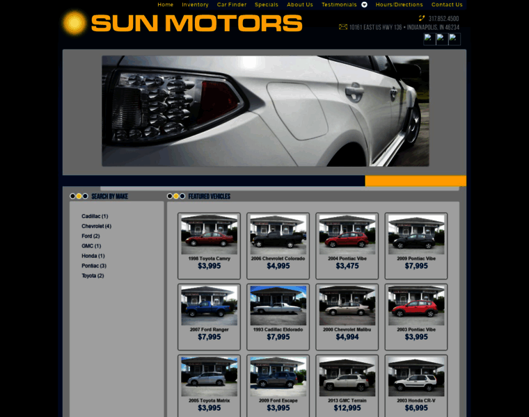 Sunmotors.net thumbnail