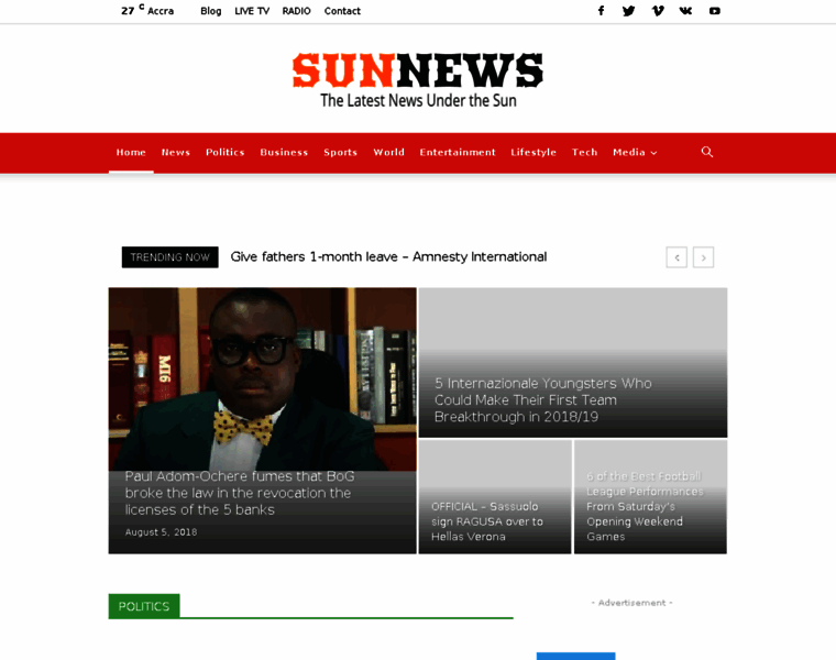 Sunnews.info thumbnail