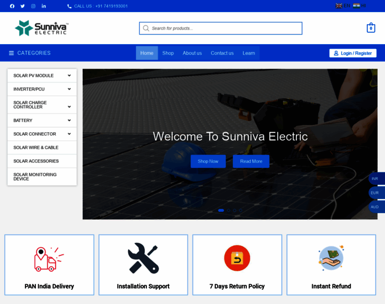 Sunnivaelectric.com thumbnail