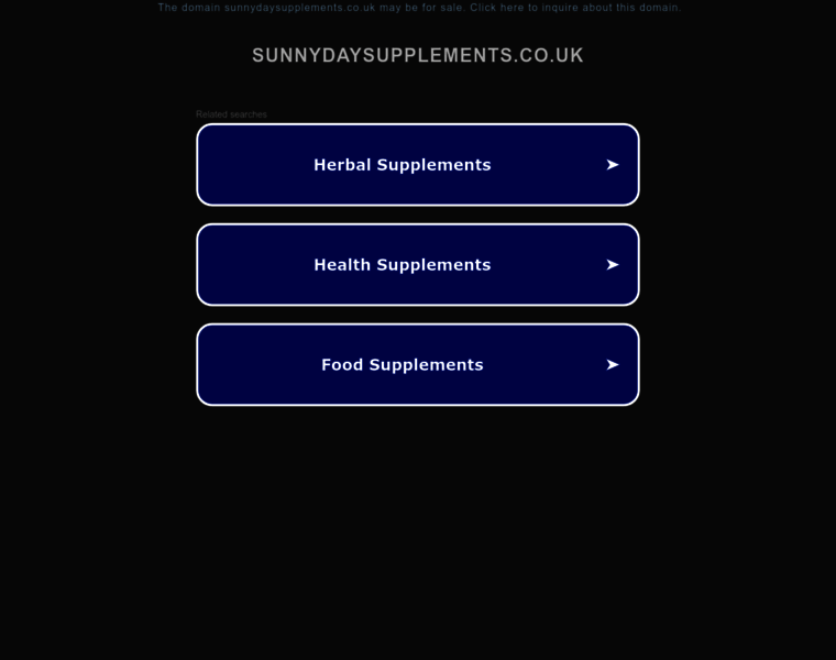 Sunnydaysupplements.co.uk thumbnail
