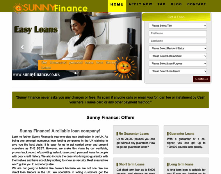 Sunnyfinance.co.uk thumbnail