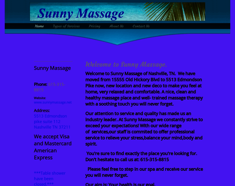 Sunnymassage.net thumbnail
