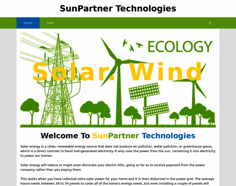 Sunpartnertechnologies.com thumbnail