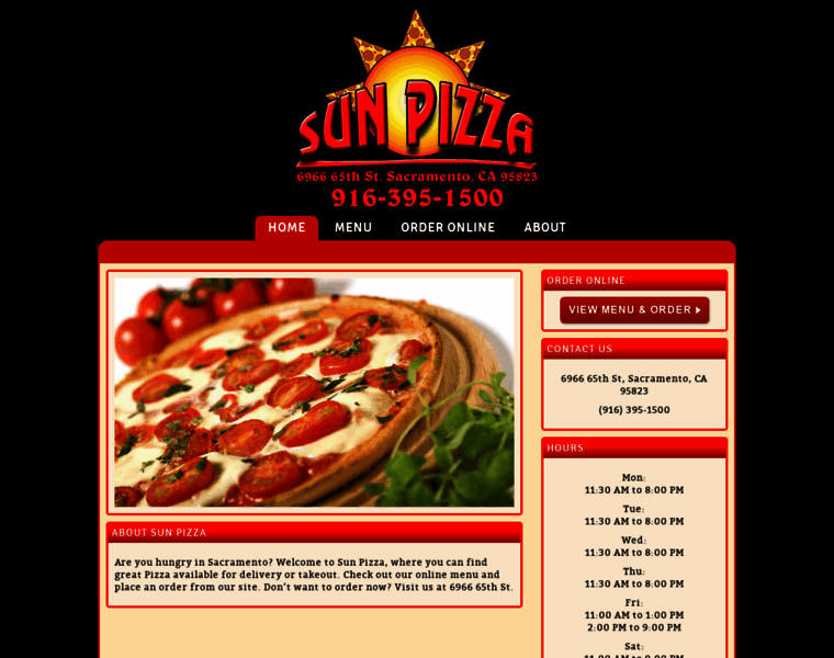 Sunpizzas.com thumbnail