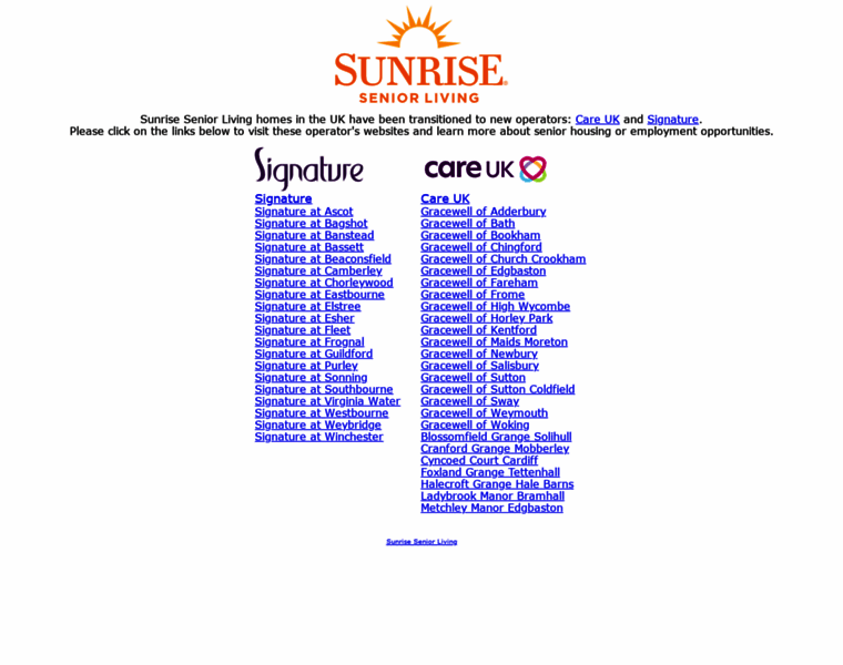 Sunrise-care.co.uk thumbnail